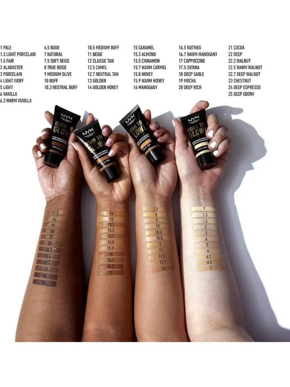 Radiant Glow Foundation - Medium Coverage, Natural Finish, Almond Shade
